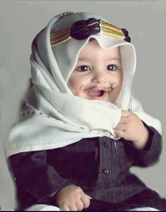 cute muslim baby
